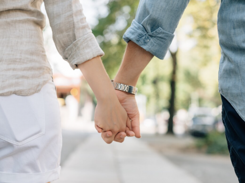 Couple Holding Hands 